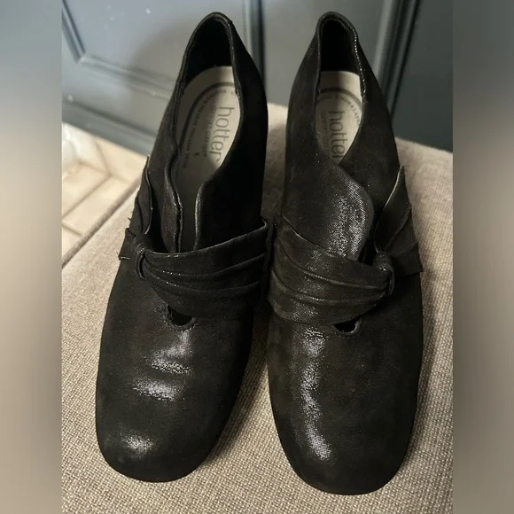 Hotter Olga Women's Black Shoes / Size 5.5 - Picture 3 of 9